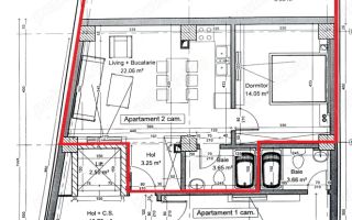 Apartament de închiriat 2 camere, 5 minute parc Herestrau - Poză 10