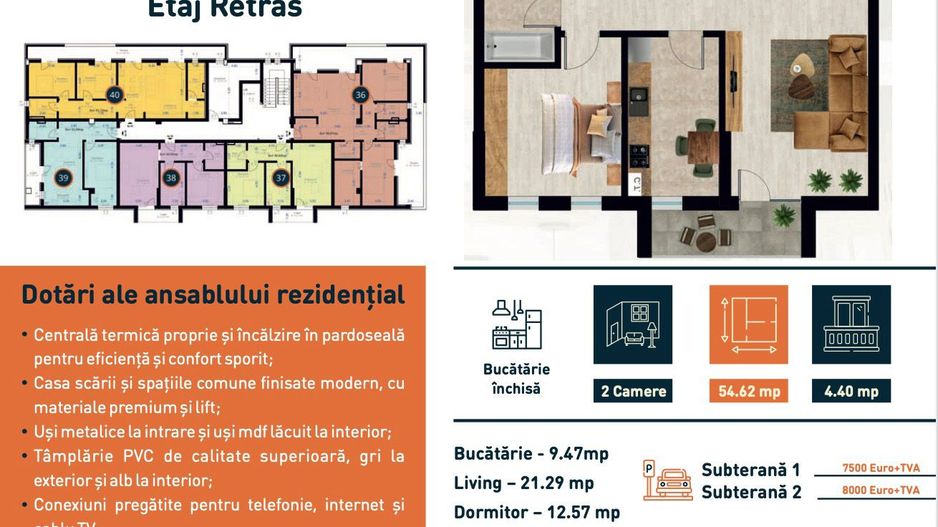 Ultimele apartamente disponibile, investitie sigura,  zona de top ! - Schiță 11