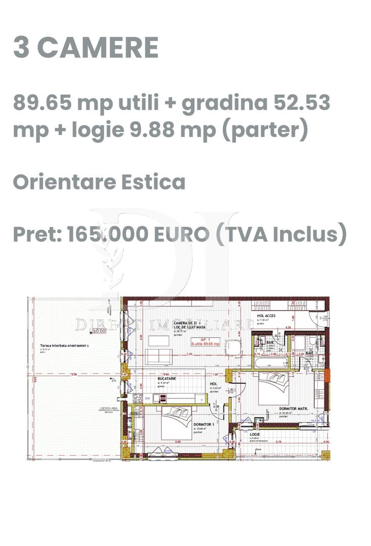 Apartament cu 3 camere / Etaj intermediar / Zona Tineretului - Poză 1