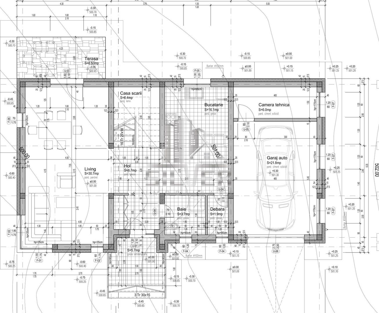 Casa individuala cu teren de 500 mp in zona accesibila. - Poză 4