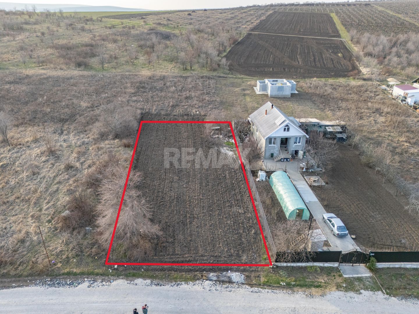 Teren 9,45 ari Ghidighici | 23 m fațadă | pentru construcții | 6 km de Chișinău - Poză 1