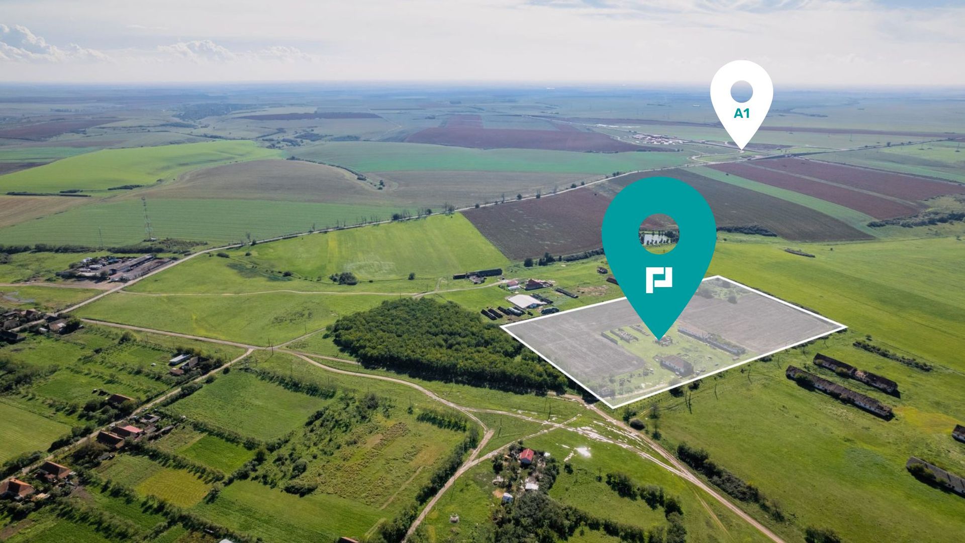 Teren de 69188 mp în Seceani - Poză 1