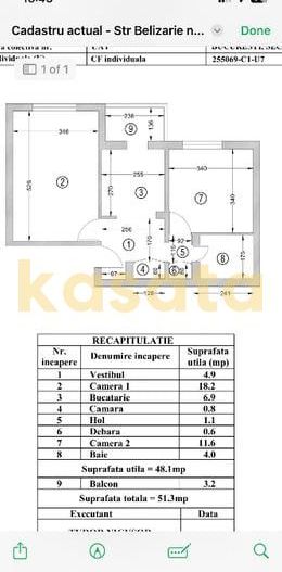 Vand 2 camere Baneasa - Schiță 7