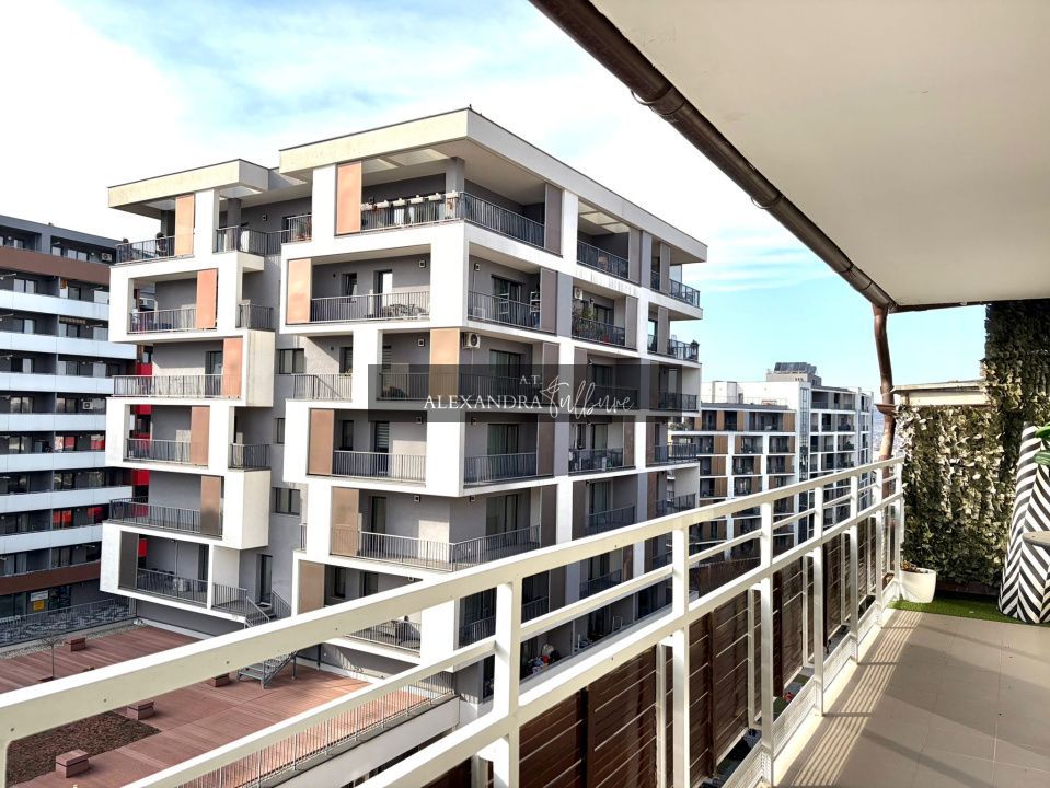 Penthouse pe 2 niveluri l 160 mp utili l terase 75 mp l parcare l B. Z - Poză 13