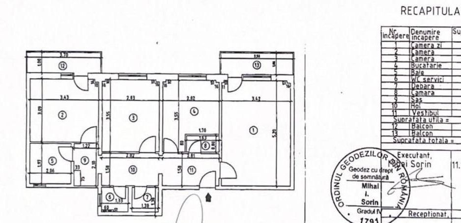 Apartament 3 camere modern BLOC REABILITAT | MILITARI | GORJULUI - Poză 12
