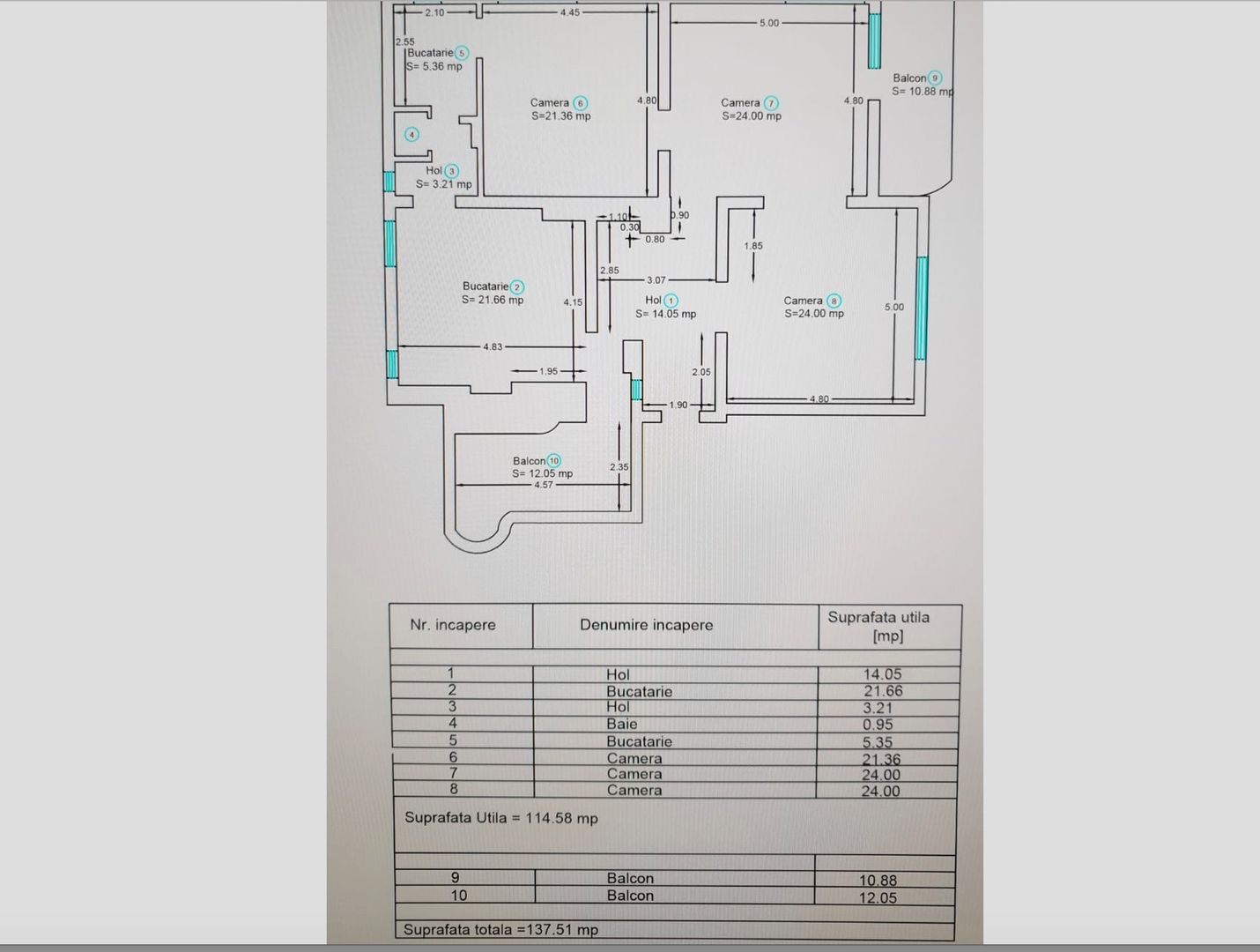 Spațiu de birouri de 115mp de închiriat în zona Central  -P-ta 700 - Poză 2