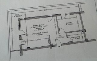 Apartament 2 camere, terasa 28 mp, parcare, ultrafinisat, zona str Somesului - Poză 11