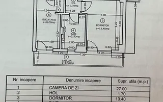 Apartament 2 camere - Schiță 11