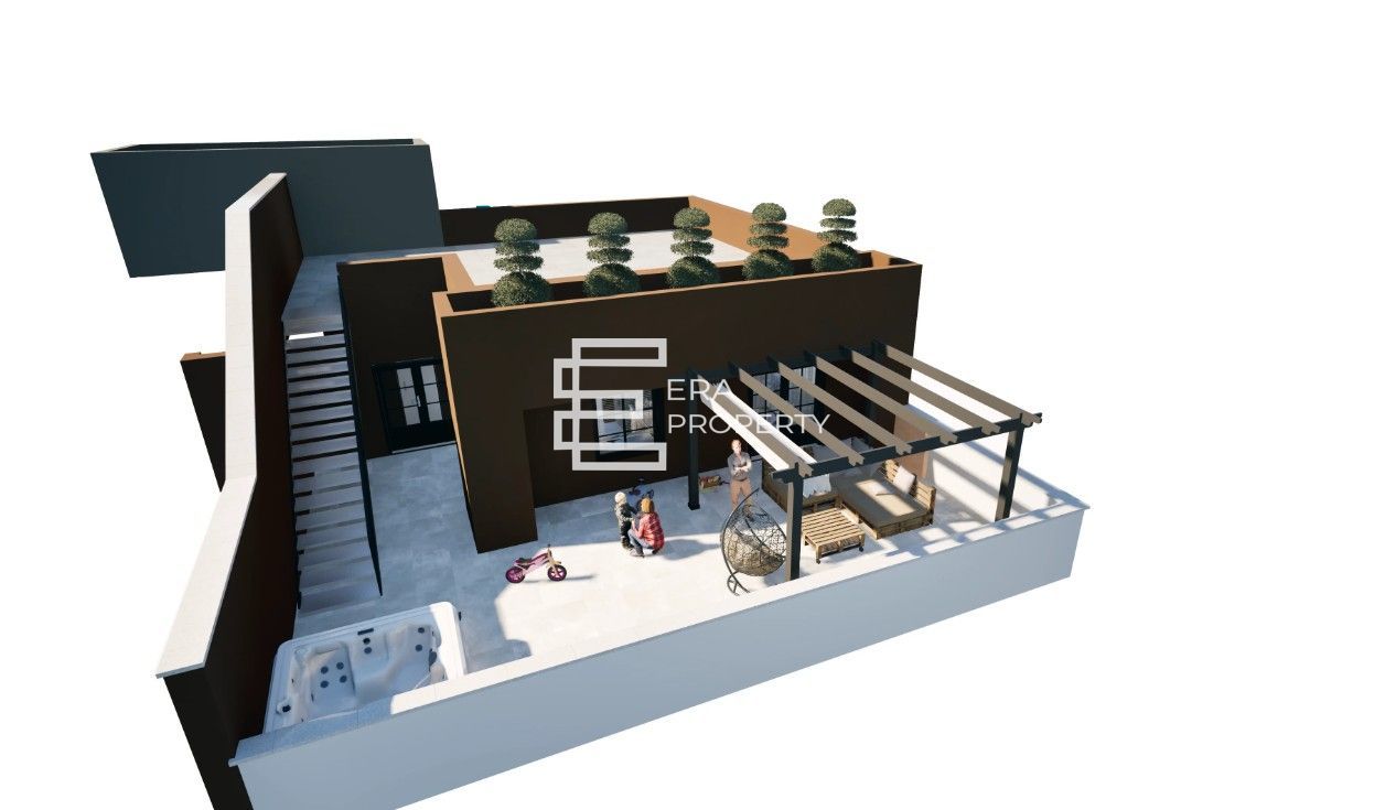 PENTHOUSE 3 CAMERE – 91 mp + 2 TERASE 191 mp | LA CHEIE | Calea Surii Mici - Schiță 12