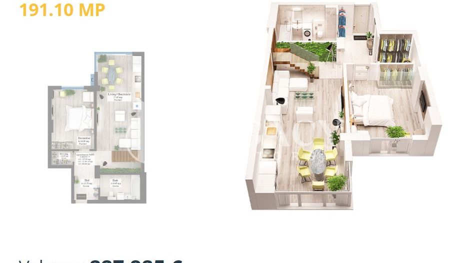 Vânzare - Penthouse zona Copou, 157.05 mp utili + 34.05 mp terasă - Poză 1