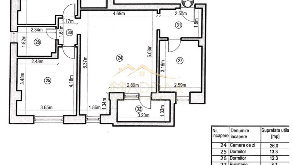 Apartament  LUX**Modern** 3 Camere**Bloc NOU //Strada Agricultori - Poză 27