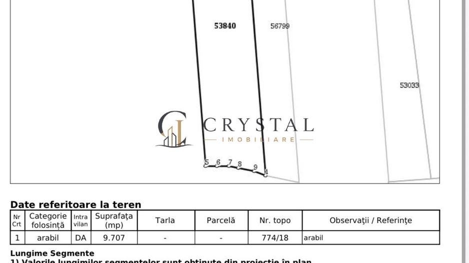 Teren intravilan în -Paleu 9.707 mp | Potențial excelent de investiție - Poză 2