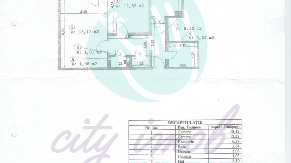 2 camere | Piața Domenii | Bloc anvelopat - Poză 8
