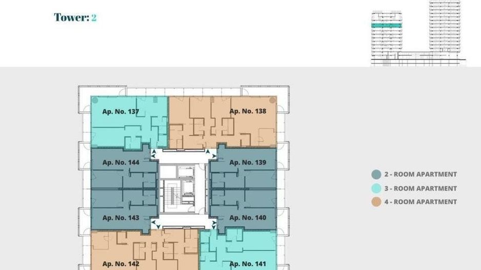 Apartament 2 camere Upsite - Floreasca - Cea mai înaltă clădire rezidenţială - Poză 3