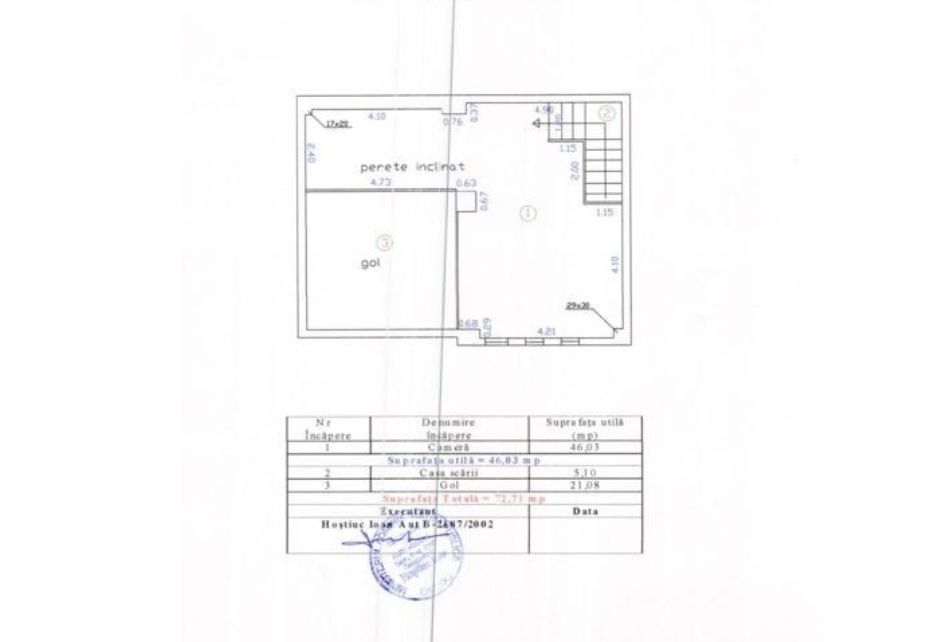 5 CAMERE MANSARDA|| OPORTUNITATE DE INVESTITIE| multiple optiuni de folosinta - Schiță 16
