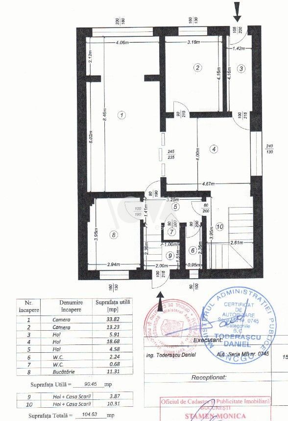 De închiriat: vilă Cotroceni - 12 camere - Louis Pasteur - Poză 10