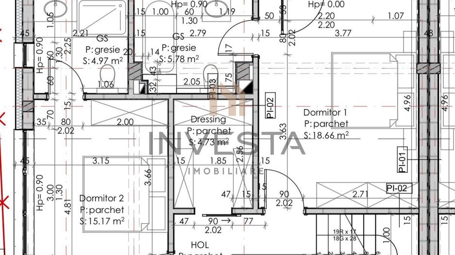 Duplex de vanzare cu teren de ! - Schiță 4