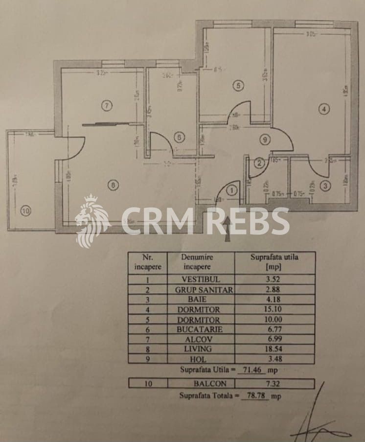 Apartament de vanzare zona de nord, Voluntari, Pipera - Schiță 7