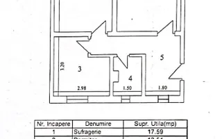 Apartament cu 2 camere, etaj 1, mobilat și utilat, VASLUI - zona COPOU; - Poză 11