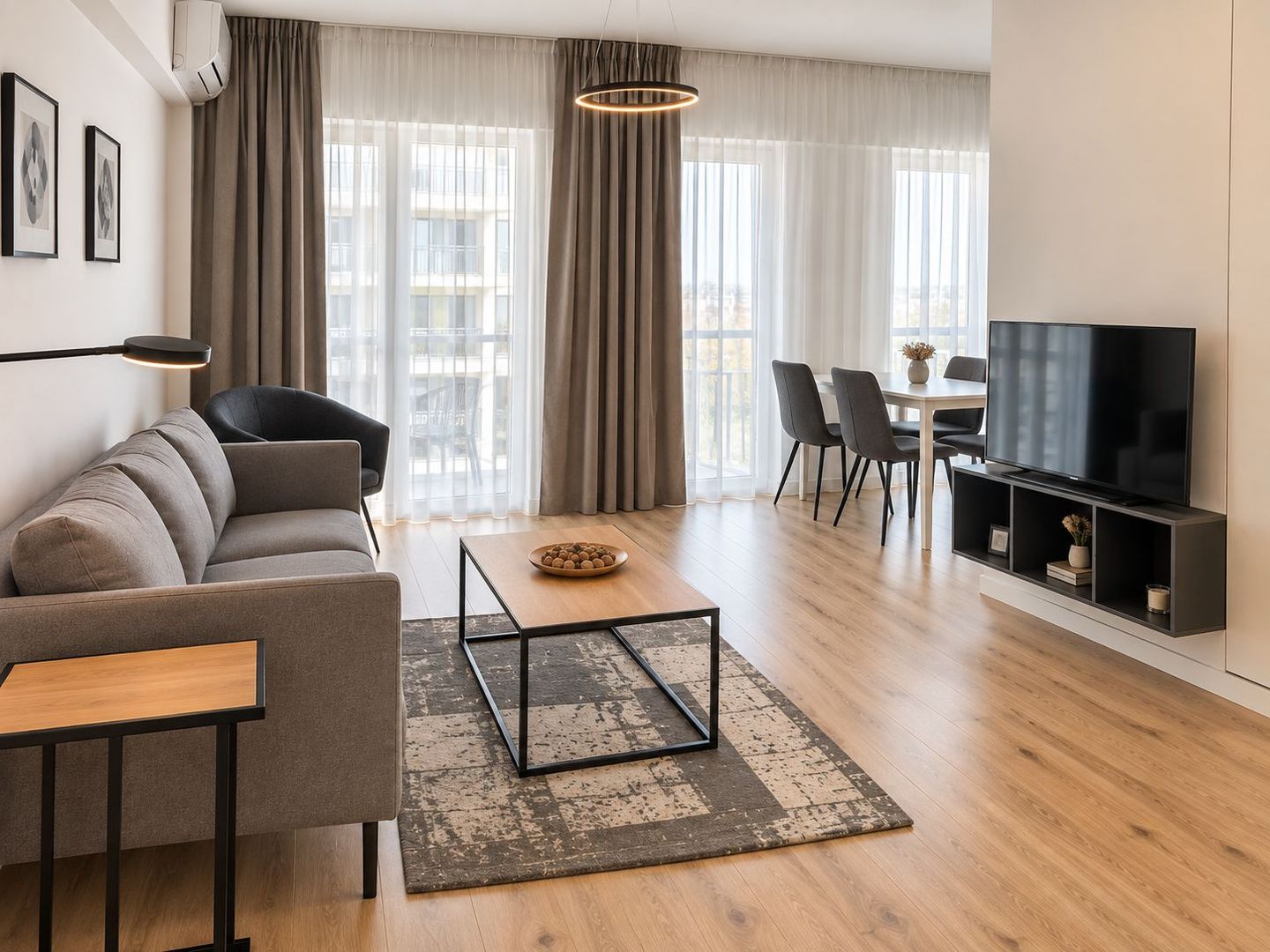 For Rent Modern 3-Room Apartment | Belvedere Residence | Pipera Metro - Poză 2