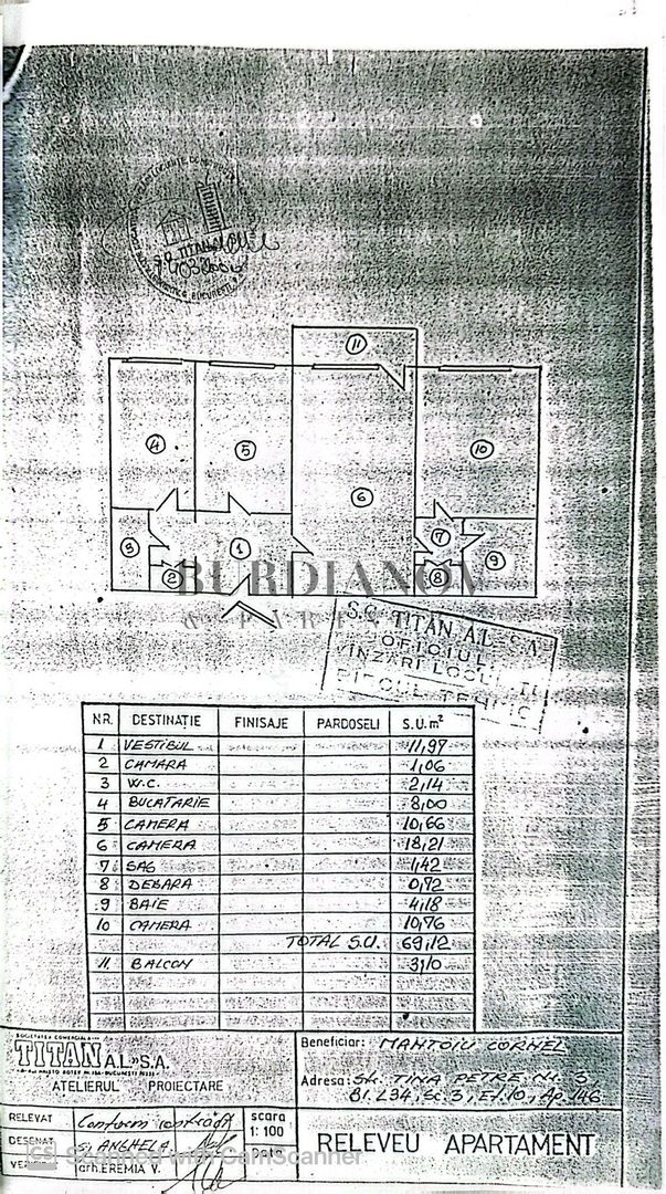 Apartament cu 3 camere - Bd. Basarabia / Metrou Titan - Poză 3