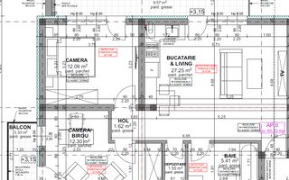 Apartament cu 3 cam la Etajul 1-2 balcoane, finisat la CHEIE - Poză 4