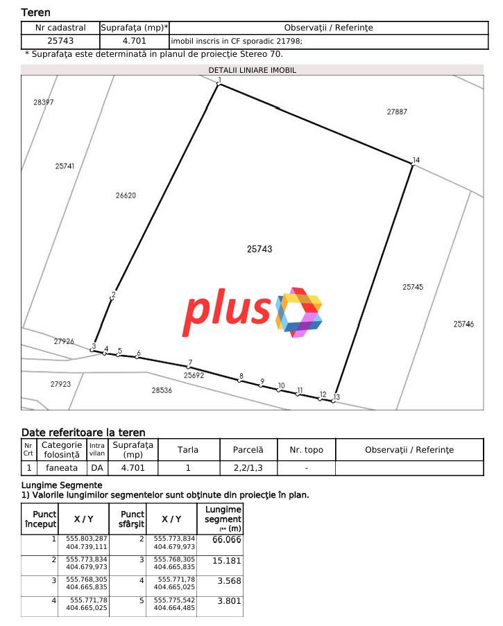Teren la DN1 7649 MP - Poză 5