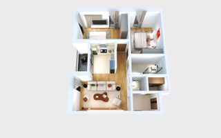 Apartament 3 camere | 62 mp | Etaj 1 | Bloc Nou 2026 | Cetate - Poză 2