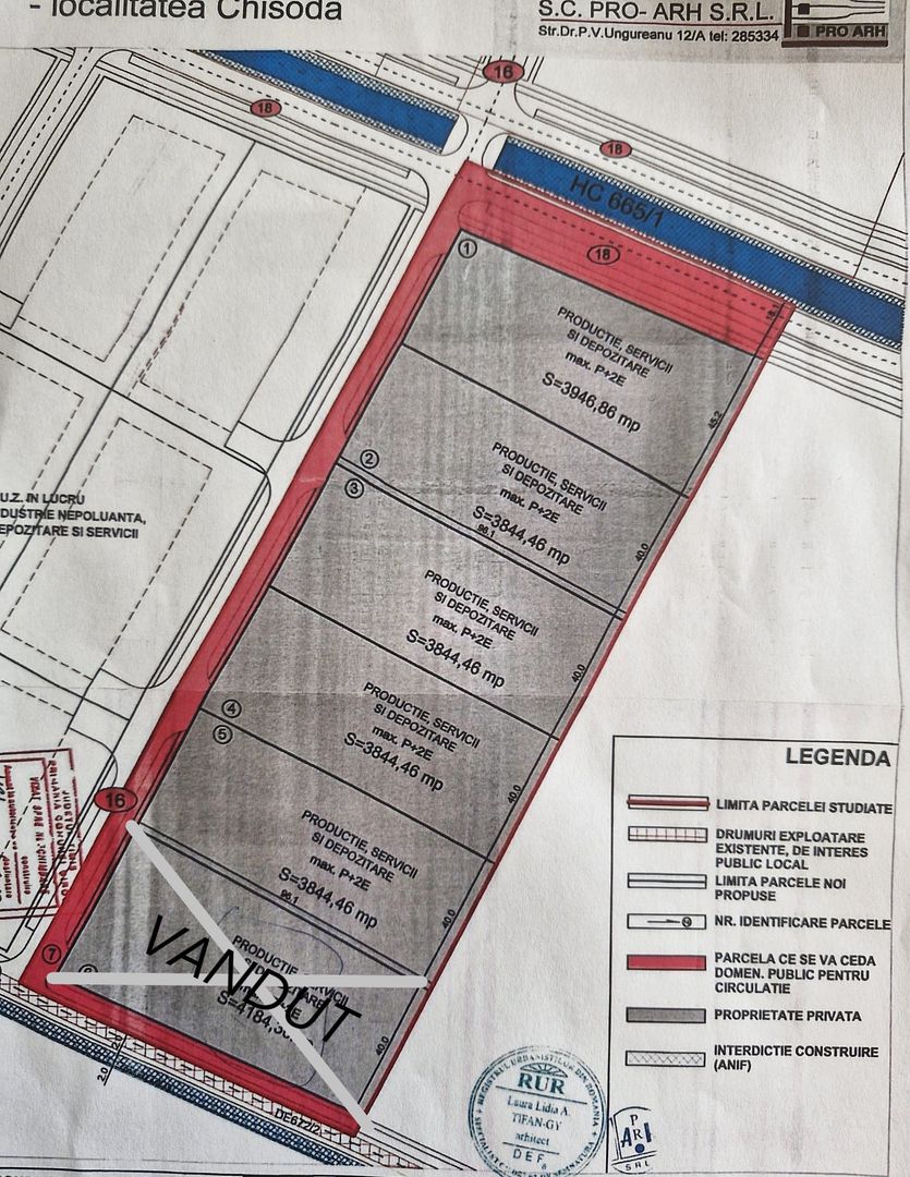 Teren Industrial Zona Șagului- 35eur mp - Poză 12