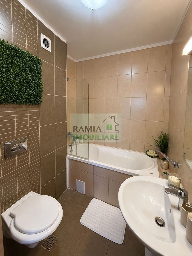 Studio 39 mp, Top City – Coresi, etaj 9/11, parcare, boxă, mobilat - Poză 7