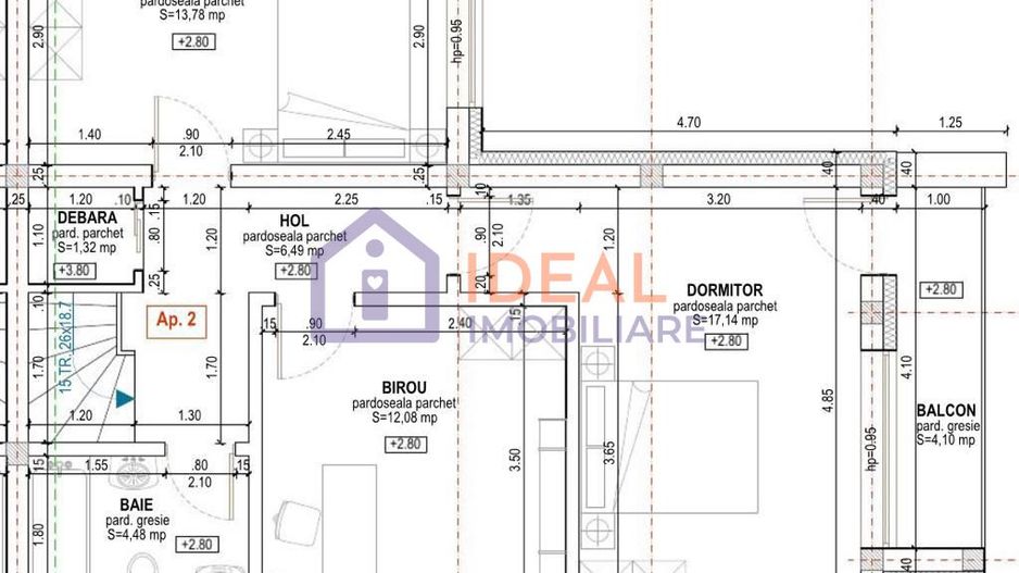 Casa cu 4 camere si 310 mp de curte, in Calea Cisnadiei, zona Profi - Schiță 9
