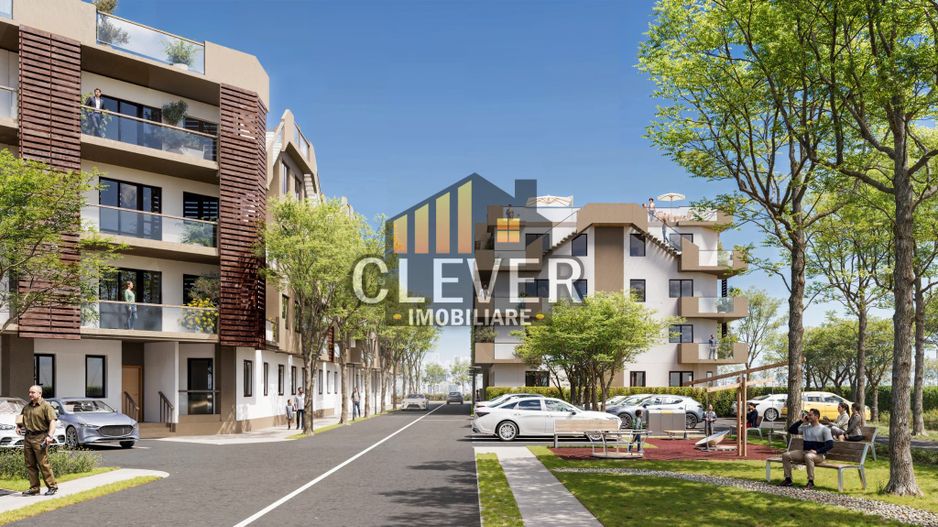 52.6 mp Util + Balcon 11.4mp | Apartament 2 camere, Comision 0 - Pallady - Poză 14