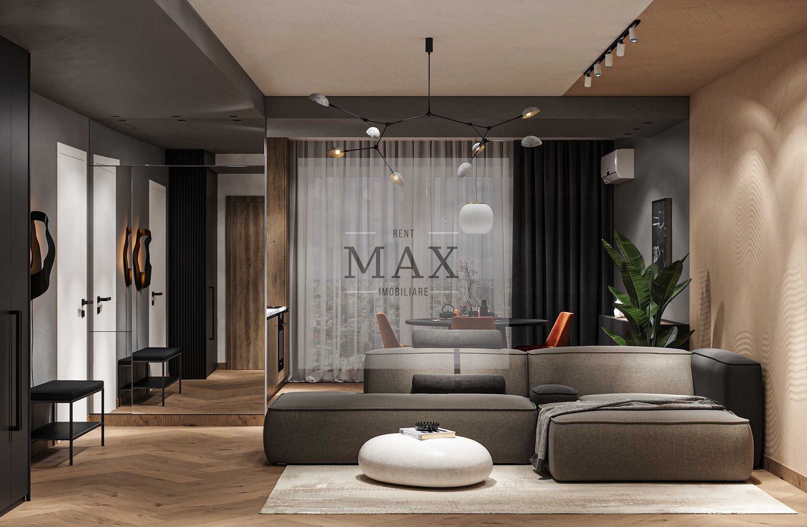 Apartament 2 camere lux str. Pasteur Cluj, parcare subterană, balcon - Poză 3