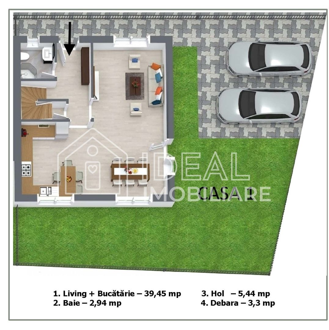 Casa Individduala cu 4 camere si gradina, in Zona Triajului - Schiță 5