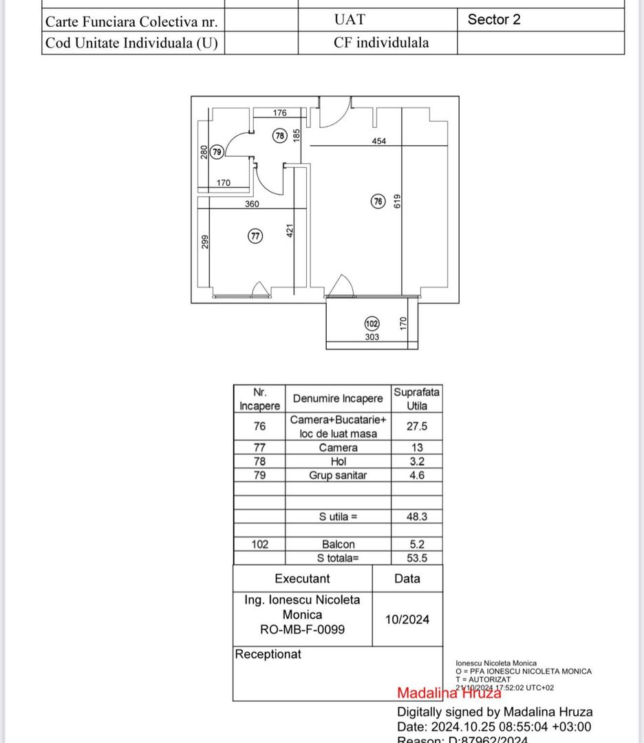 Aviatiei Tower | 2 camere | Promenada Mall - Schiță 11