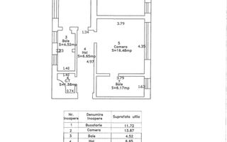 Apartament 2 camere de vânzare | Sibiu | Ultracentral | 2 băi - Poză 8