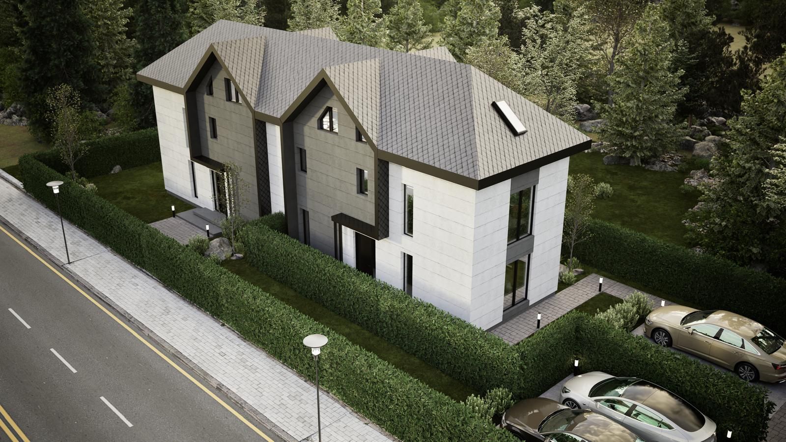 vila 5cam-indiv la calcan-perete propriu/centru Popesti Leordeni - Poză 2