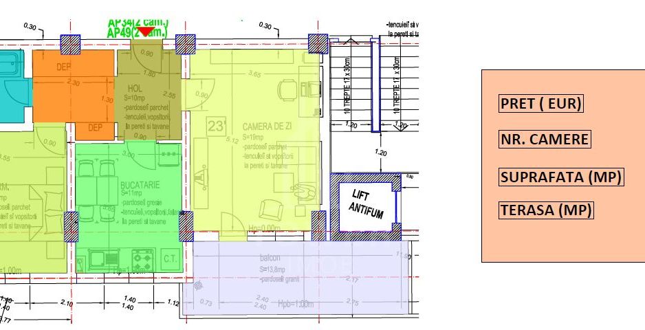 Apartament 2 camere de vânzare | Zona Cireșica-Sibiu - Poză 2