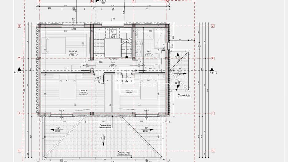 Casă nouă cu 4 camere, 120 mp utili, teren 290 mp, Șelimbăr - Schiță 13