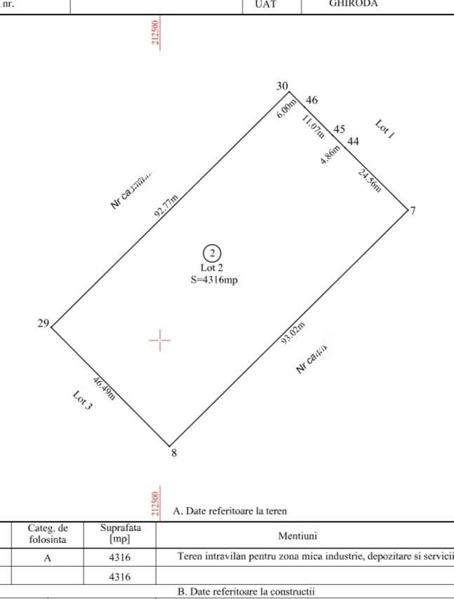 Teren 4316 mp Giarmata Vii-zona mica industrie, depozitare si servicii - Poză 6