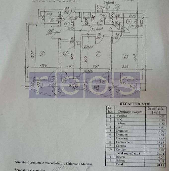 VANZARE APARTAMENT 3 CAMERE RENOVAT DECOMANDAT 90MP UNIRII RADU VODA - Poză 18