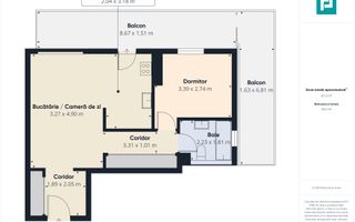 Penthouse Adora Park cu 2 camere - Poză 23