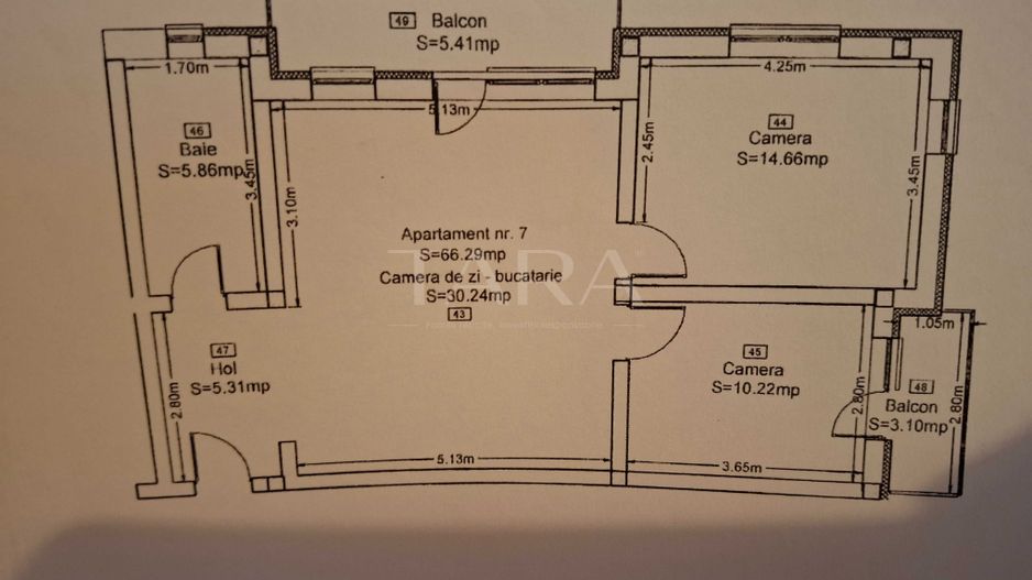 Apartament 3 camere + garaj opțional, Florești – zona Poligon. - Poză 1