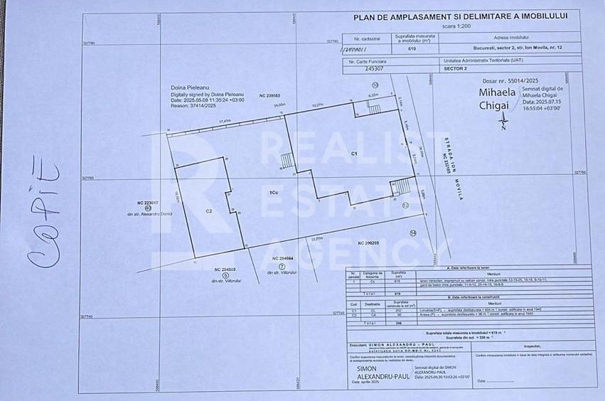 Proprietate exclusivistă cu 2 corpuri de clădire | Grădina Icoanei - Schiță 23