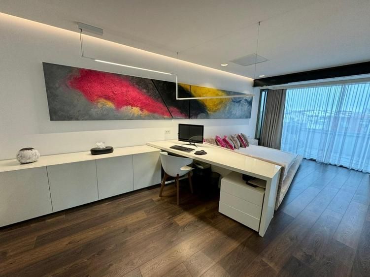 Penthouse Herastrau 116 terasa,mobilat si utilat loc de parcare si boxa subteran - Poză 6