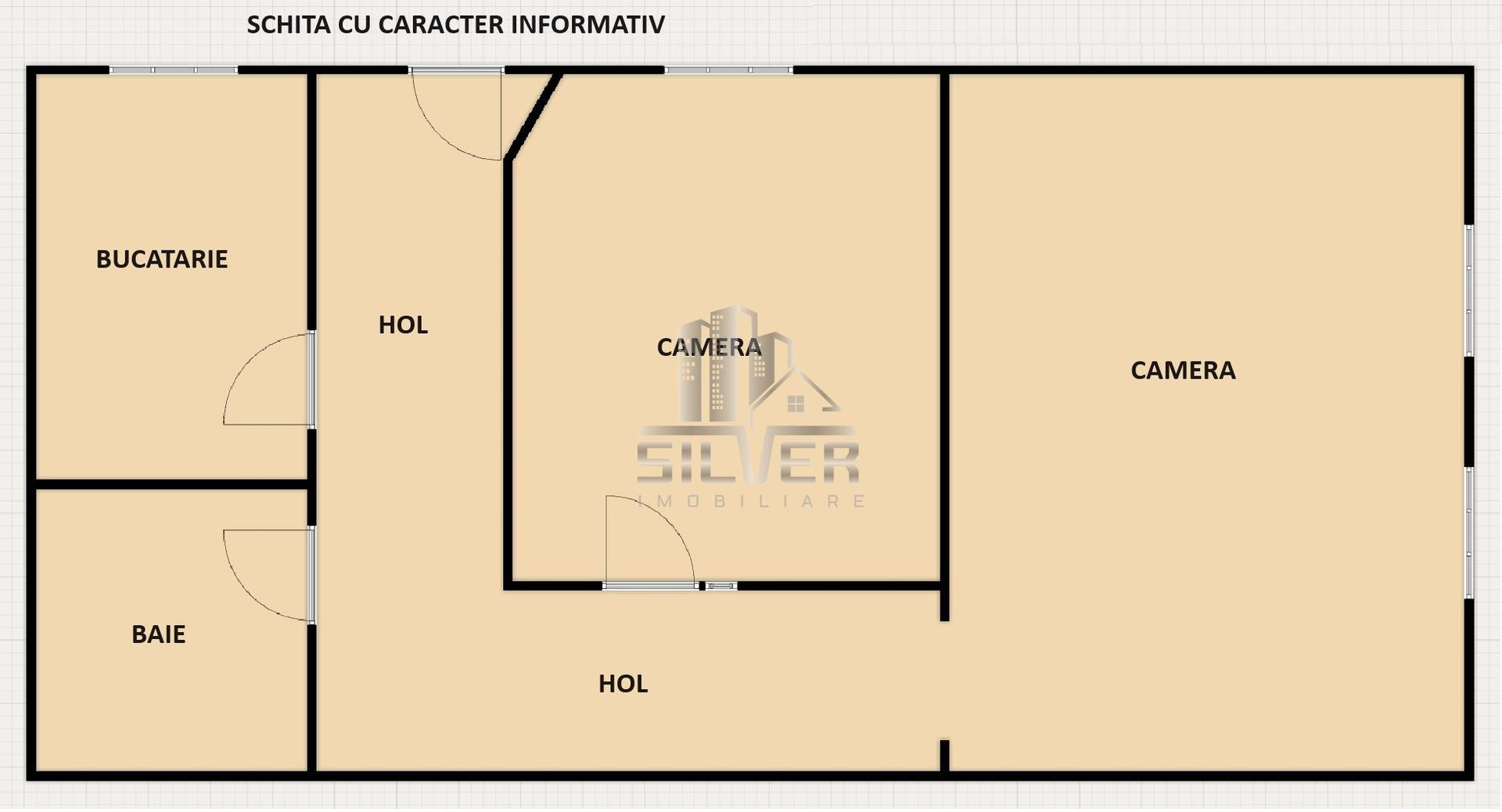 Apartament / Birou 2 camere decomandate in zona Centrala Cluj-Napoca - Poză 11