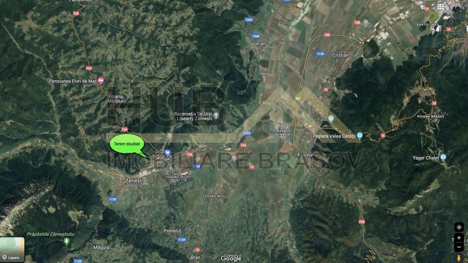 Teren Zarnesti cu Priveliste | PUZ | Utilitati| 3.470mp - Poză 8