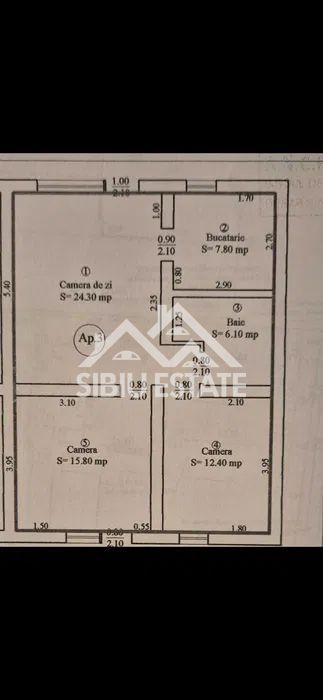 Apartament la Vila cu  3 camere cu grădină 147 mp. si 2 locuri parcare - Poză 9