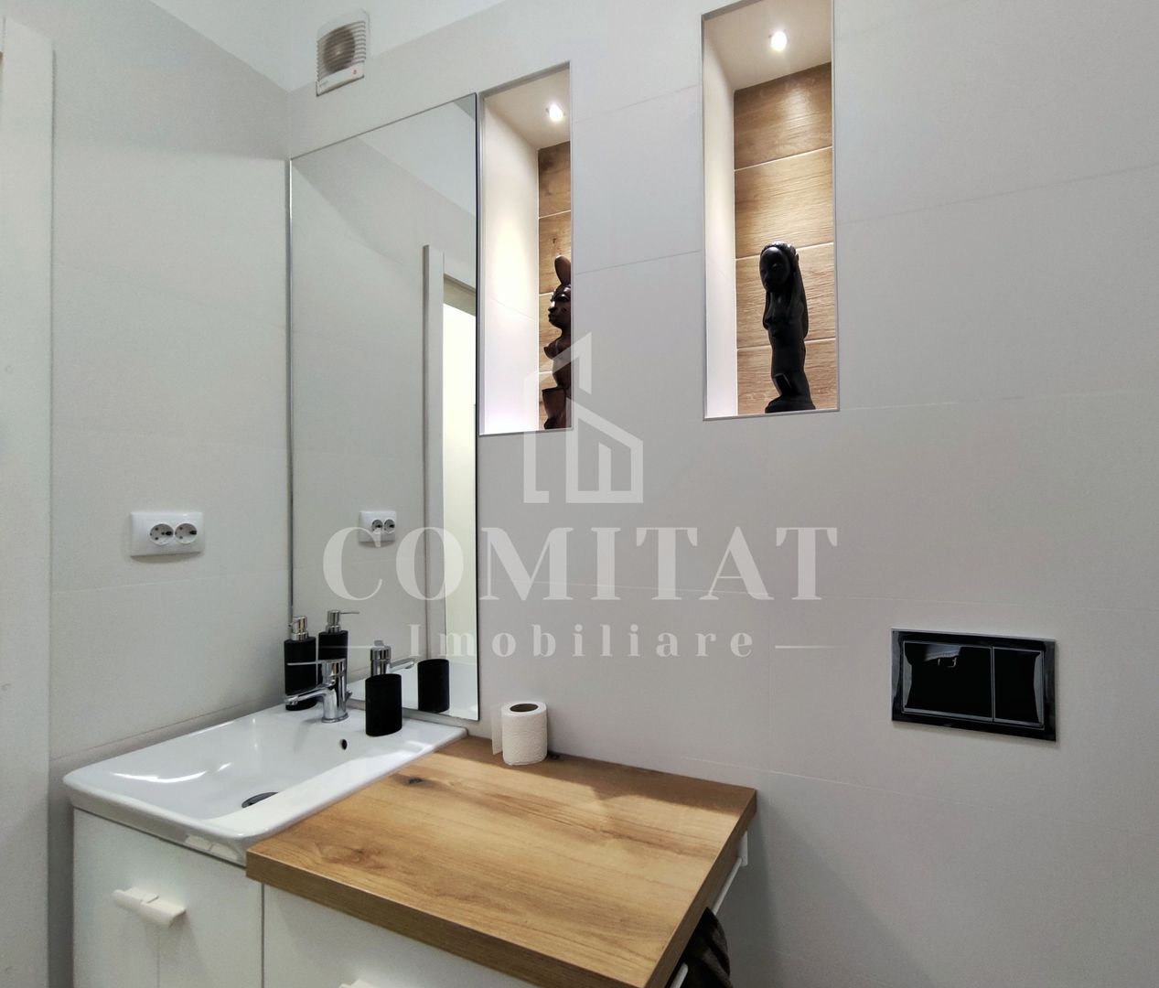 Apartament ultrafinisat cu 2 camere | La cheie | Zona Metro - Florești - Poză 12