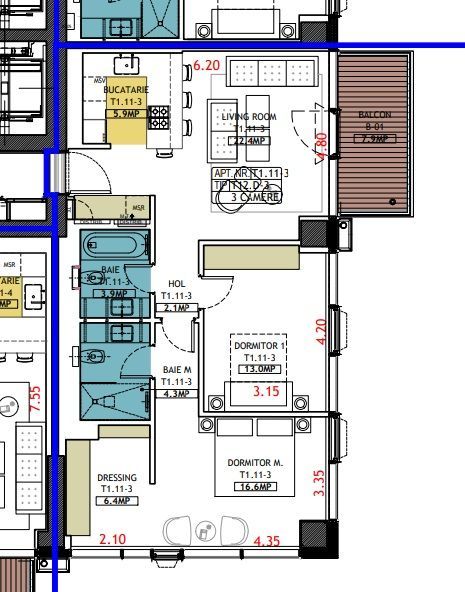 Apartament minunat 3 camere I One Mircea Eliade I View superb - Poză 4